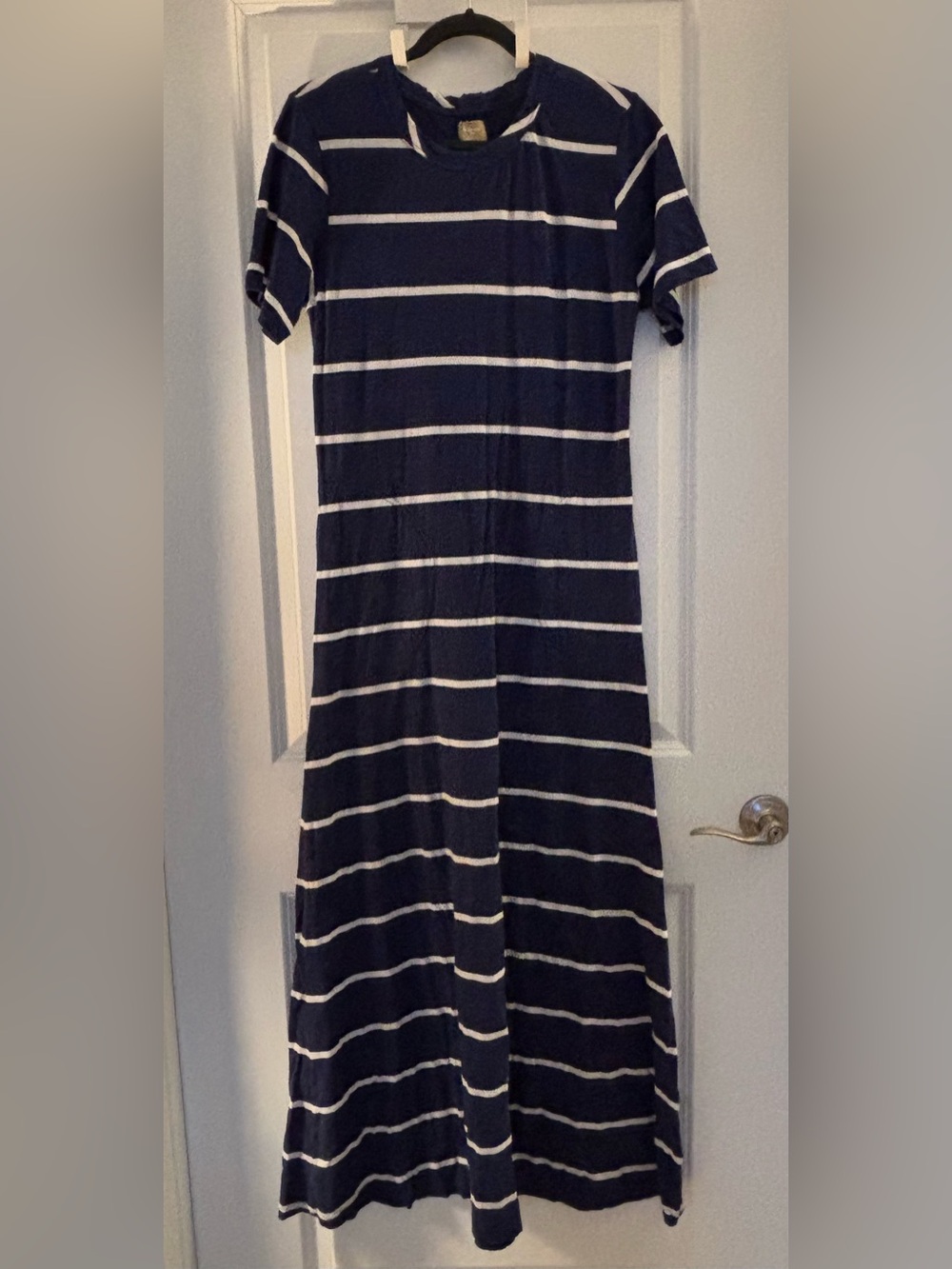 Free People Sleek and Striped Cotton-Jersey Maxi Dress - Picture 5 of 11